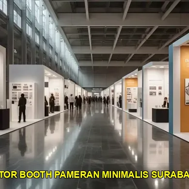 Strategi Desain Booth Pameran Minimalis di Tunjungan Plaza